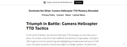 Ttdcamerahelicoptermarket