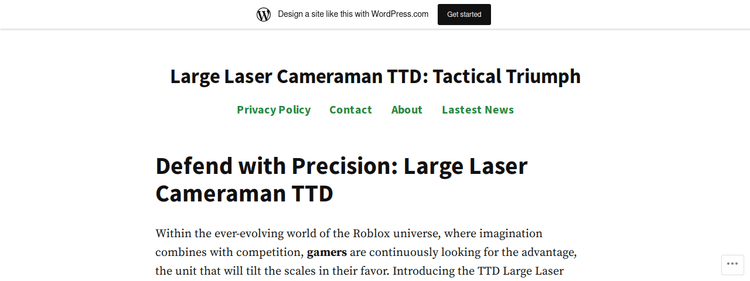 Ttdlargelasercameramanvalue