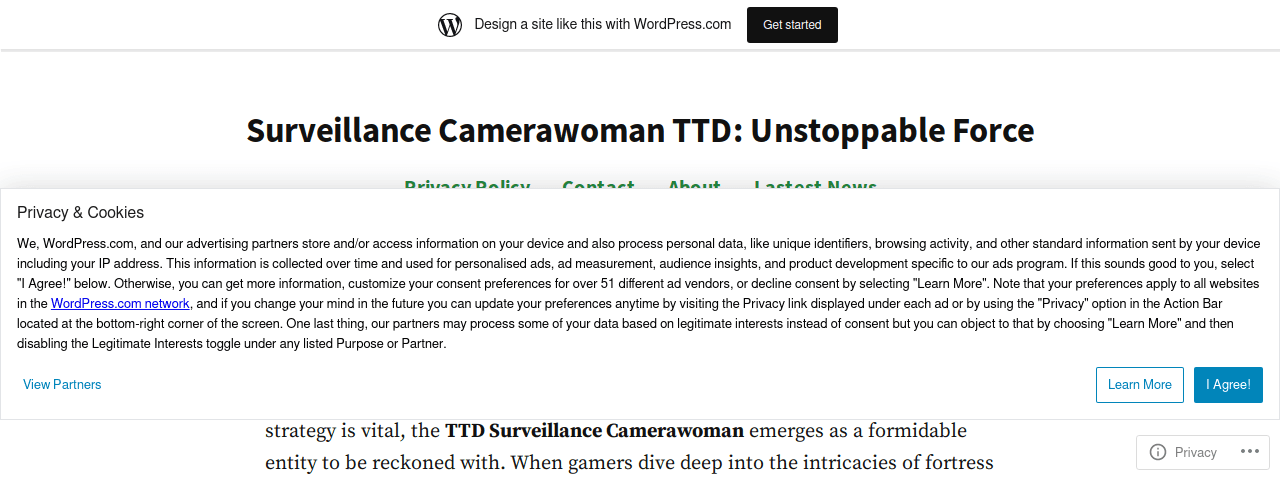 Ttdsurveillancecamerawomanunit