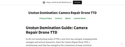Ttdunitcamerarepairdroneshop
