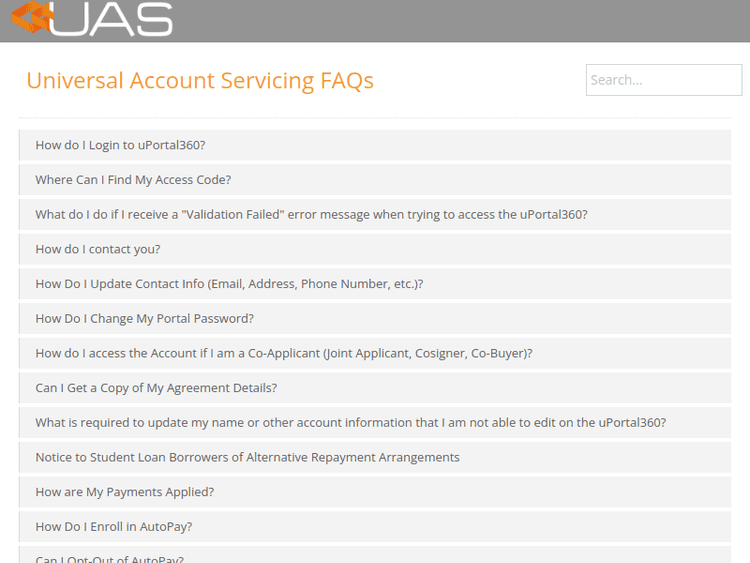 Universalaccountservicing