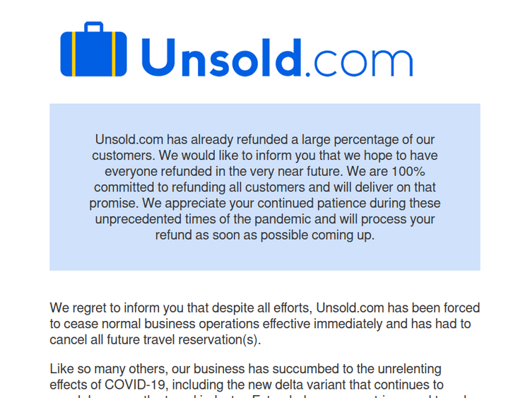 Unsold