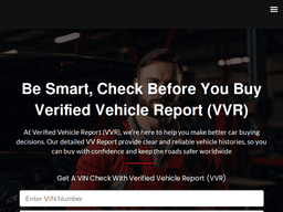 Verifiedvehiclereport