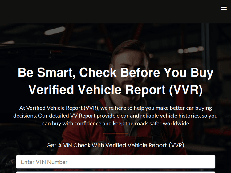 Verifiedvehiclereport