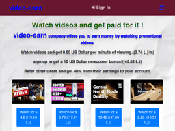 Video-earn