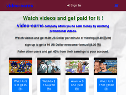 Video-earns