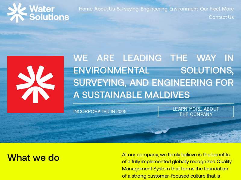 Water-solutions