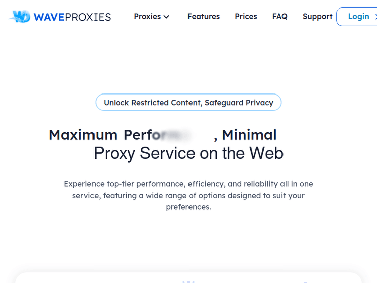 Waveproxies