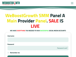 Weboostgrowth