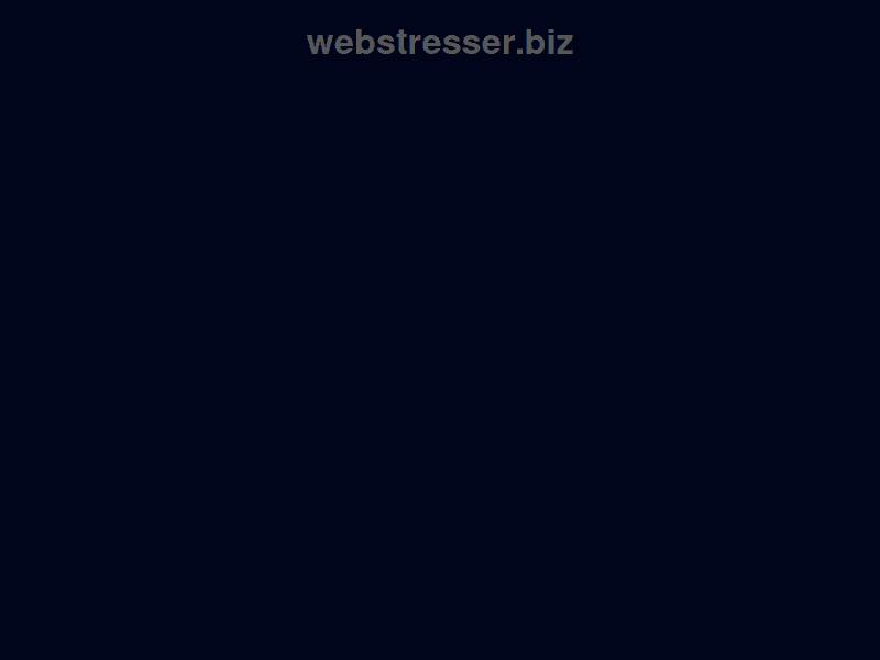Webstresser