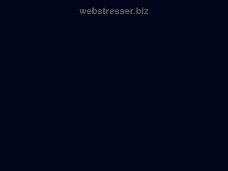 Webstresser