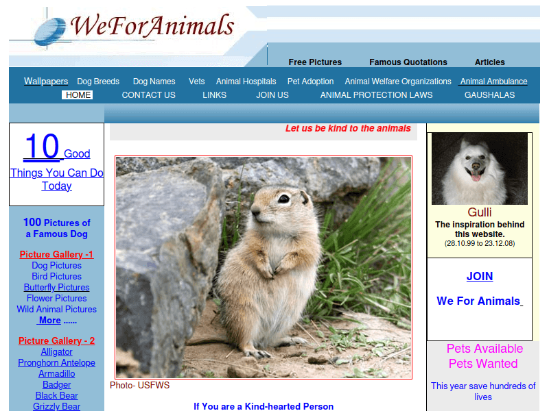 Weforanimals