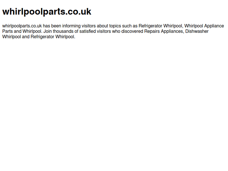 Whirlpoolparts