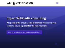 Wikiverification