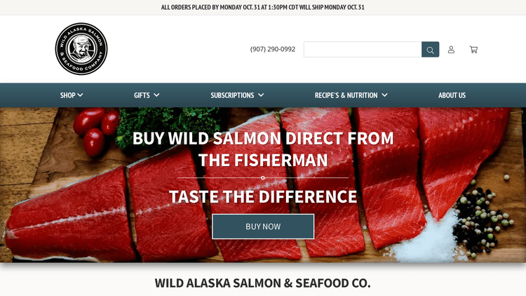 Wildalaskasalmonandseafood