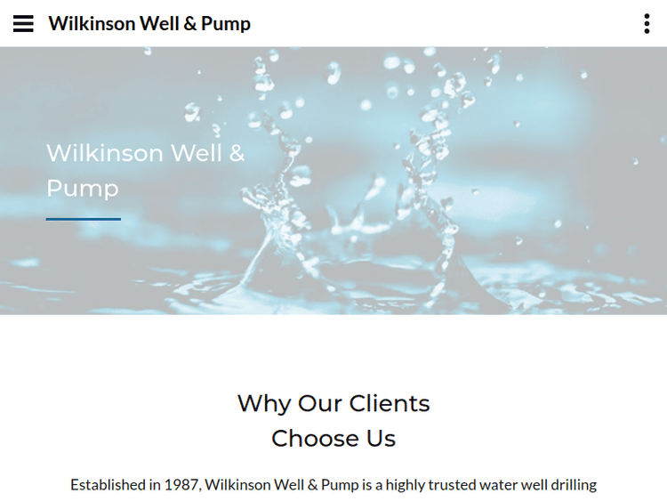 Wilkinsonwellpump