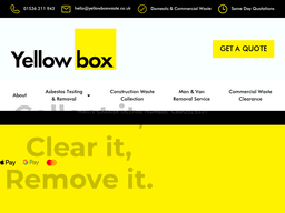 Yellowboxwaste