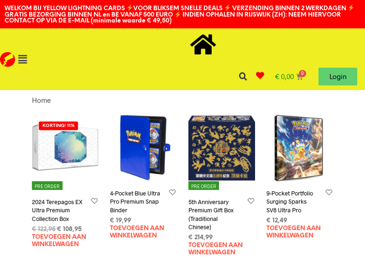 Yellowlightningcards