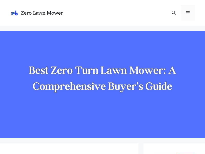 Zerolawnmower