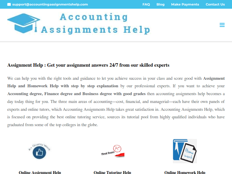 Accountingassignmentshelp