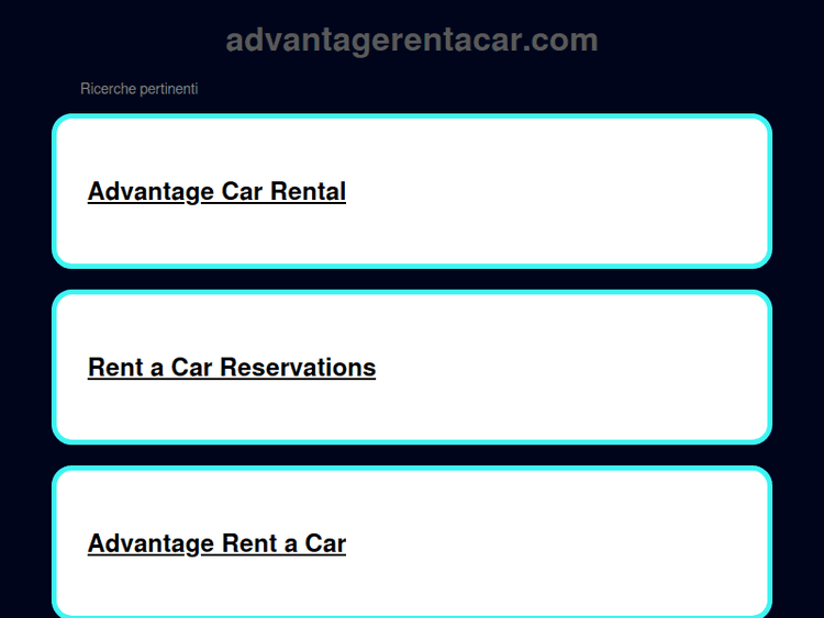 Advantagerentacar