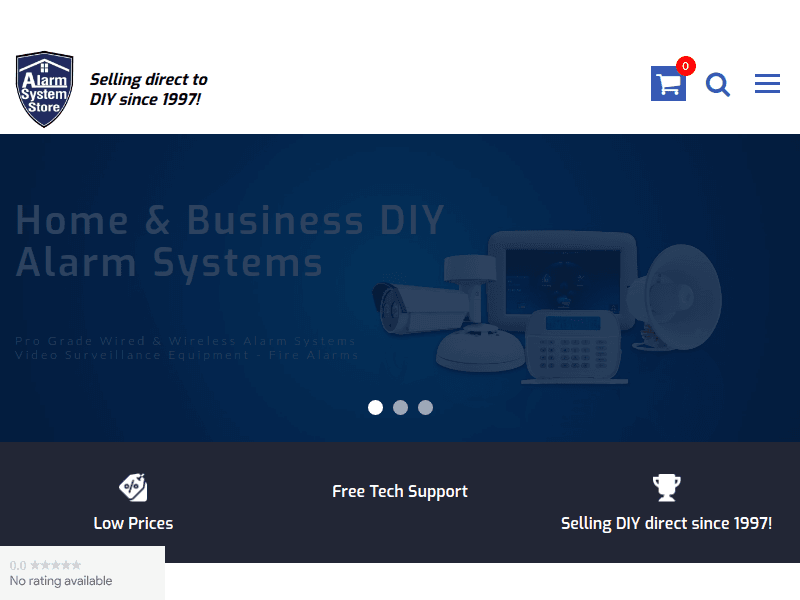 Alarmsystemstore