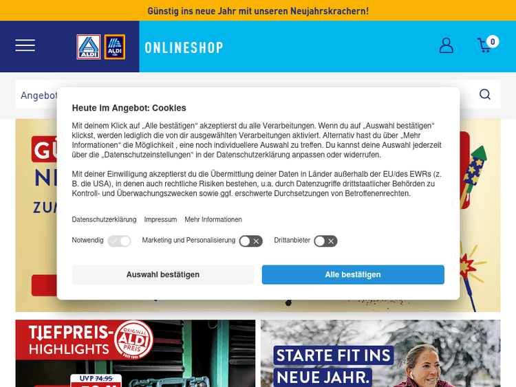 Aldi-onlineshop