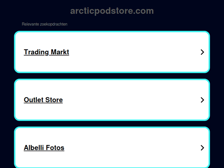 Arcticpodstore