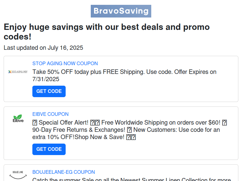 Bravosaving