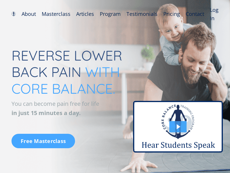 Corebalancetraining