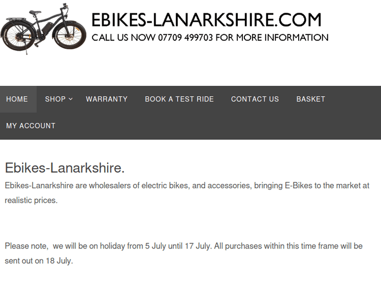 Ebikes-lanarkshire