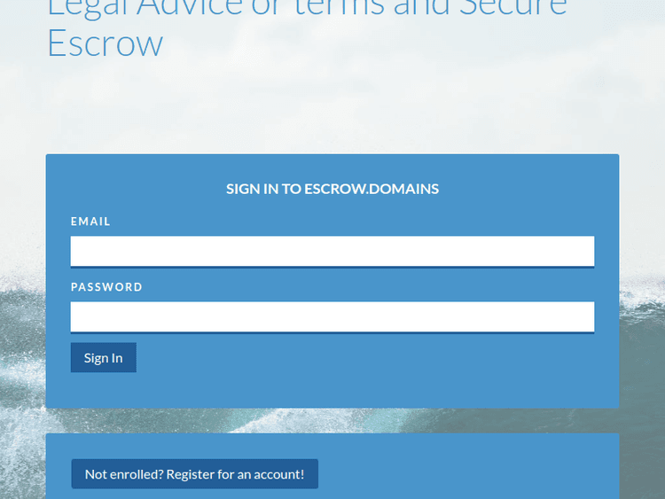 Escrowdomains