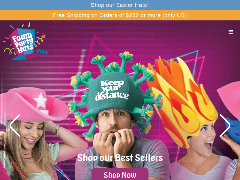 Foampartyhats