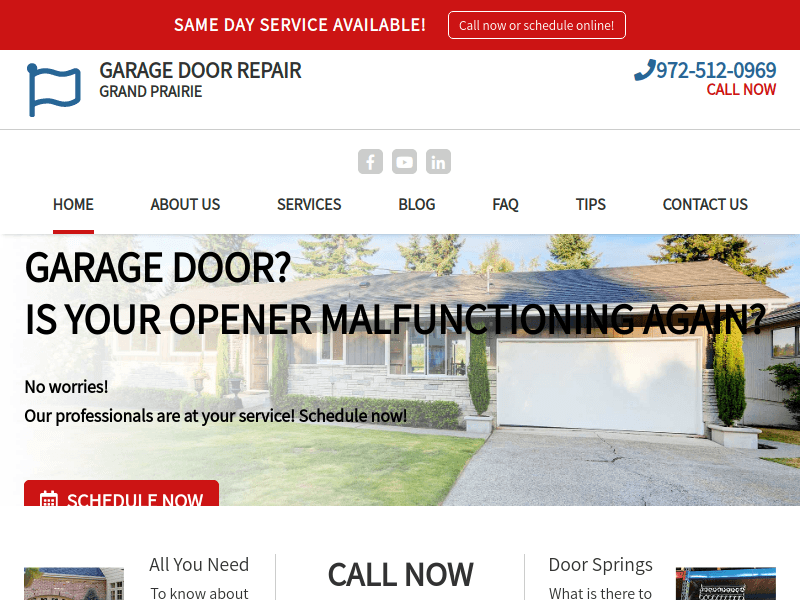 Garagedoorrepairgrandprairie