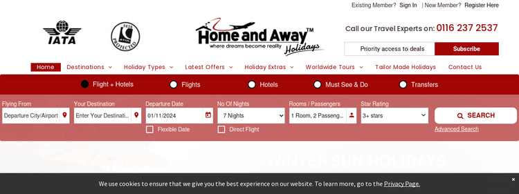 Homeandawayholidays