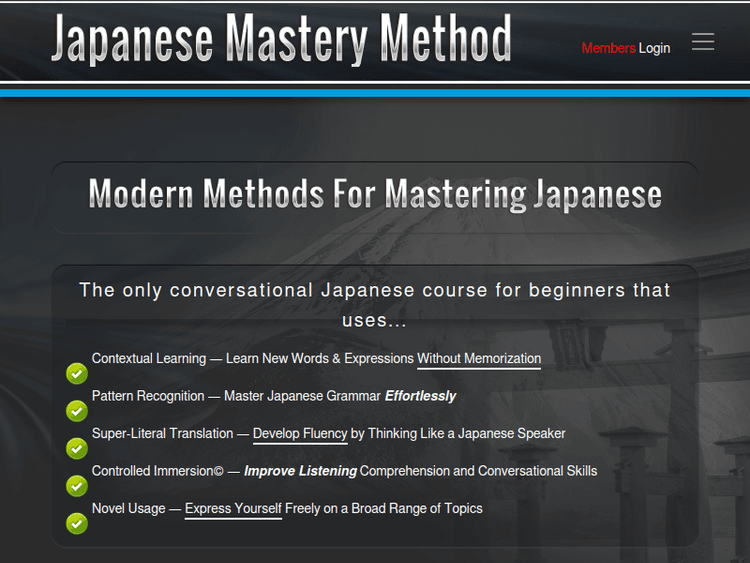 Japanesemasterymethod