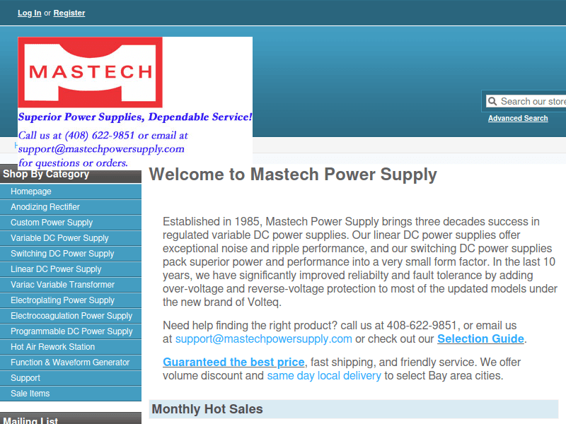 Mastechpowersupply
