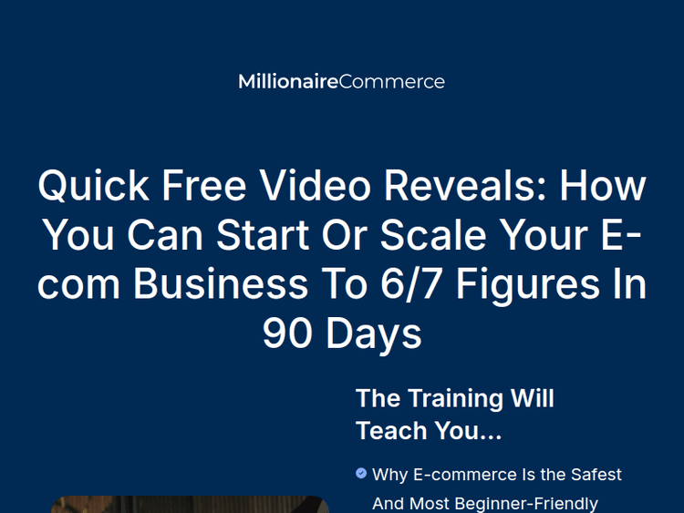 Millionaire-commerce