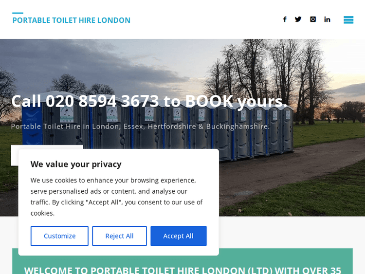 Portabletoilethirelondon