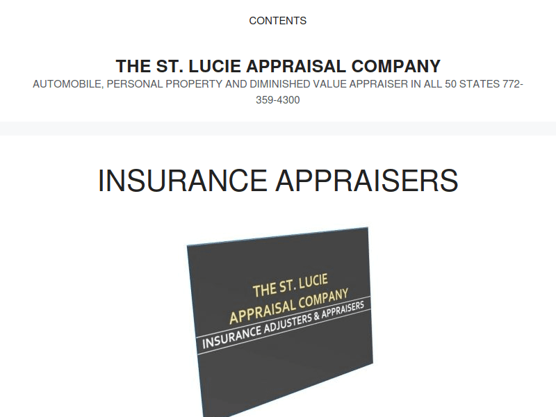 Stlucieappraisal