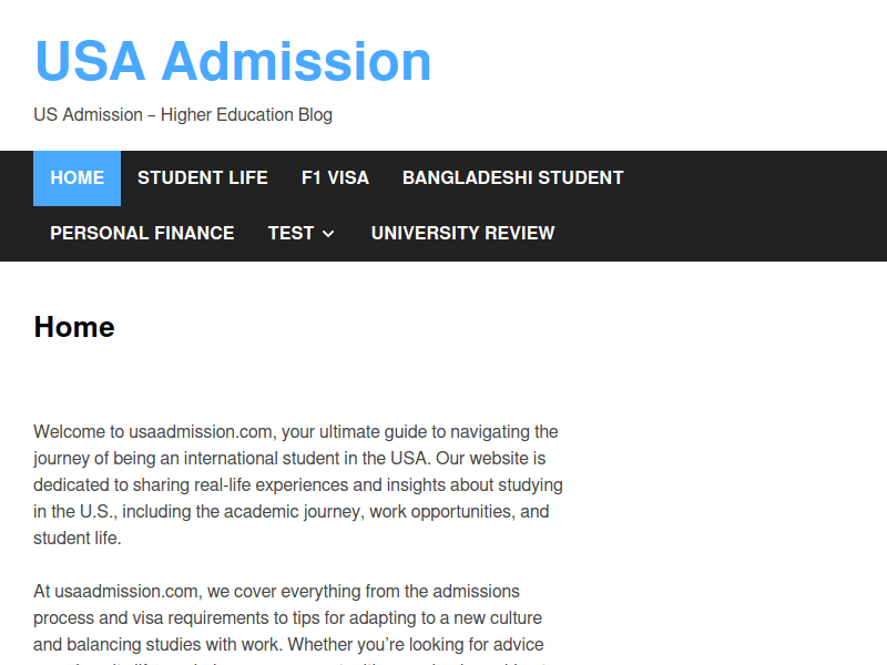 Usaadmission