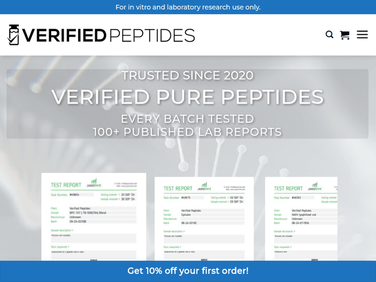 Verifiedpeptides