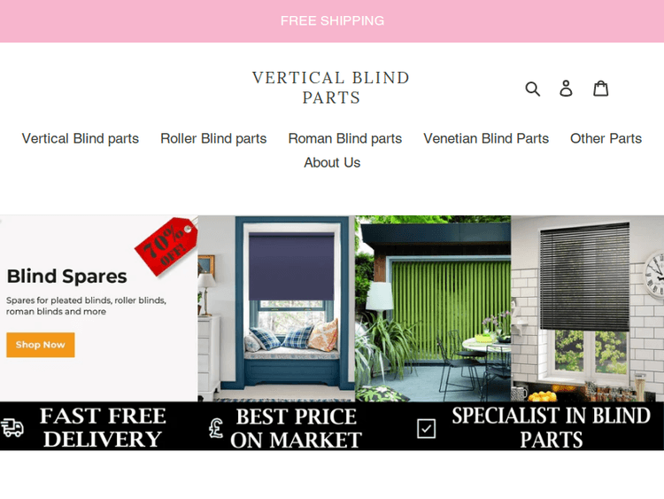 Verticalblindsparts
