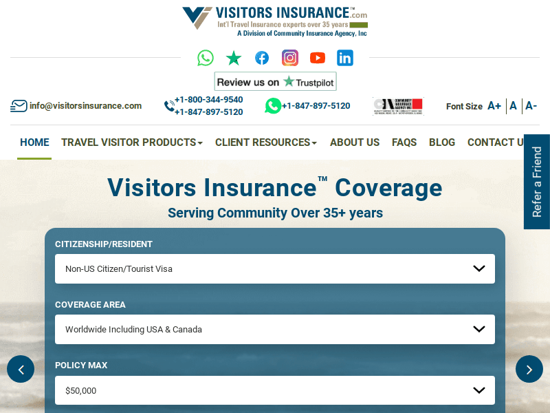 Visitorsinsurance