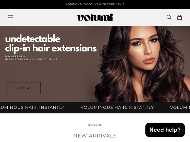 Volumiextensions