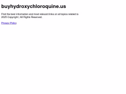 Buyhydroxychloroquine