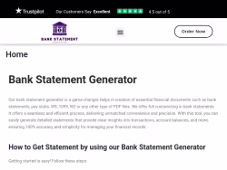 Bankstatementgenerators