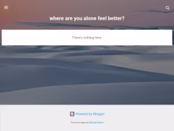 Whereareyoualonefeelbetter