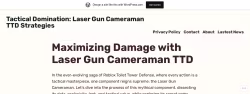Laserguncameramanttdshop