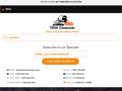 Tdwcloseouts